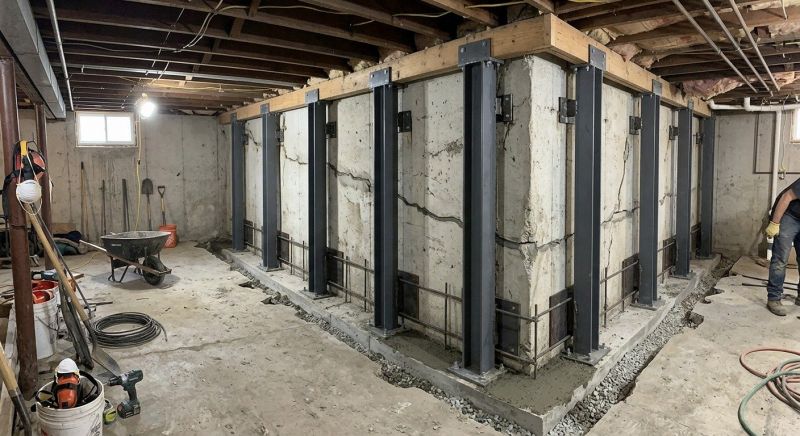 Basement Stabilization in Upland, CA