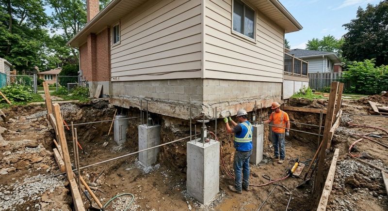 Basement Underpinning in Upland, CA