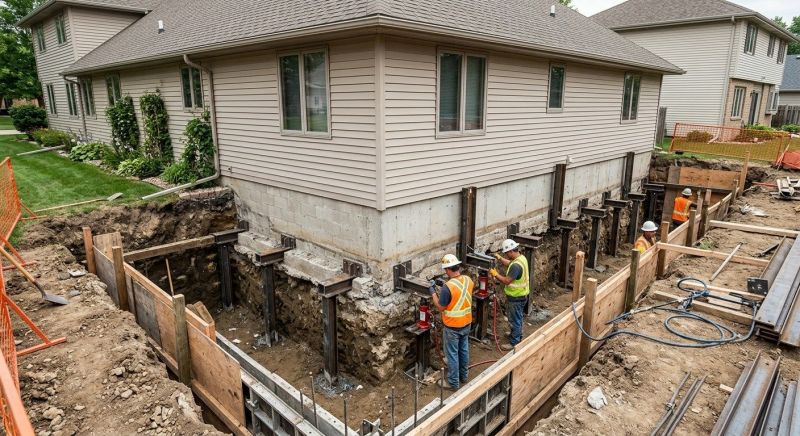 Basement Underpinning in Upland, CA