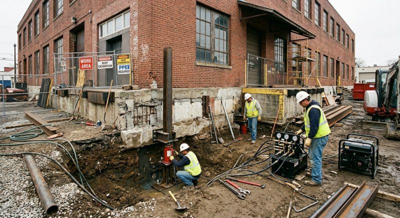 Building Foundation Repair in La Habra, CA