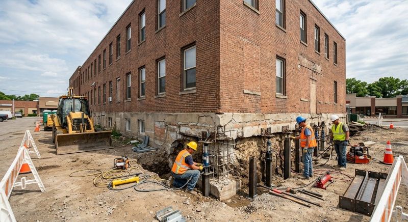 Commercial Foundation Repair in Upland, CA