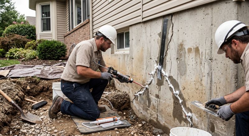 Cracked Foundation Repair in Diamond Bar, CA