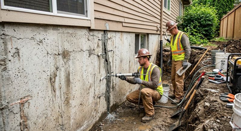 Cracked Foundation Repair in La Verne, CA