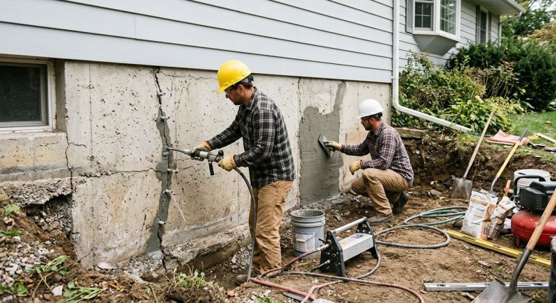 Cracked Foundation Repair in Placentia, CA