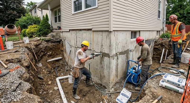 Cracked Foundation Repair in San Bernardino County, CA