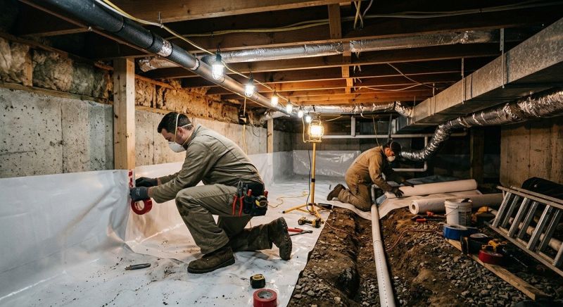 Crawl Space Leveling in Upland, CA
