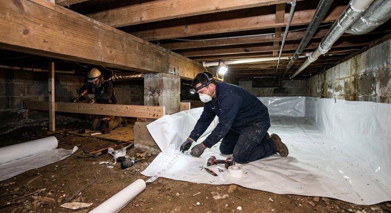 Crawl Space Leveling in Upland, CA
