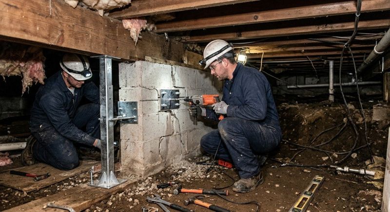 Crawlspace Foundation Repair in Bloomington, CA