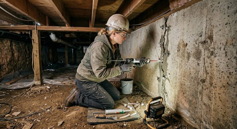 Crawlspace Foundation Repair in Chino, CA