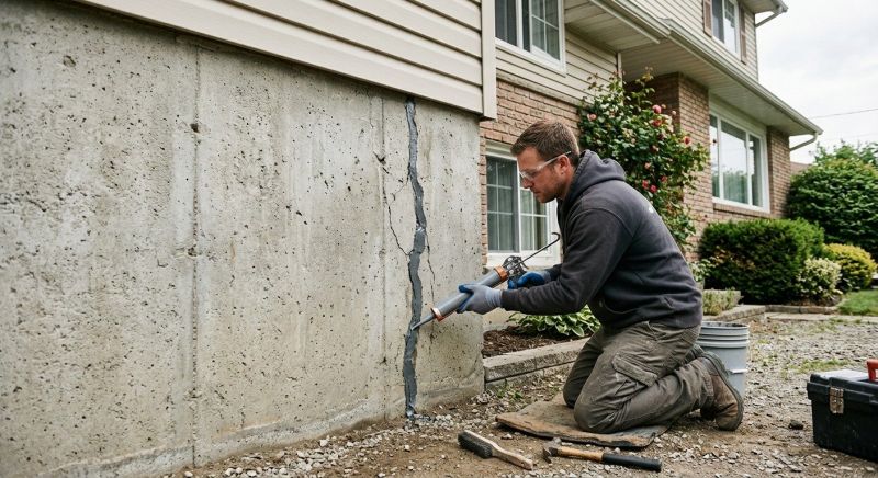 Foundation Crack Sealing in Upland, CA