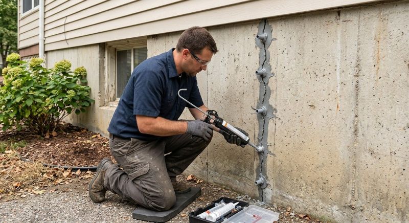 Foundation Crack Sealing in Upland, CA