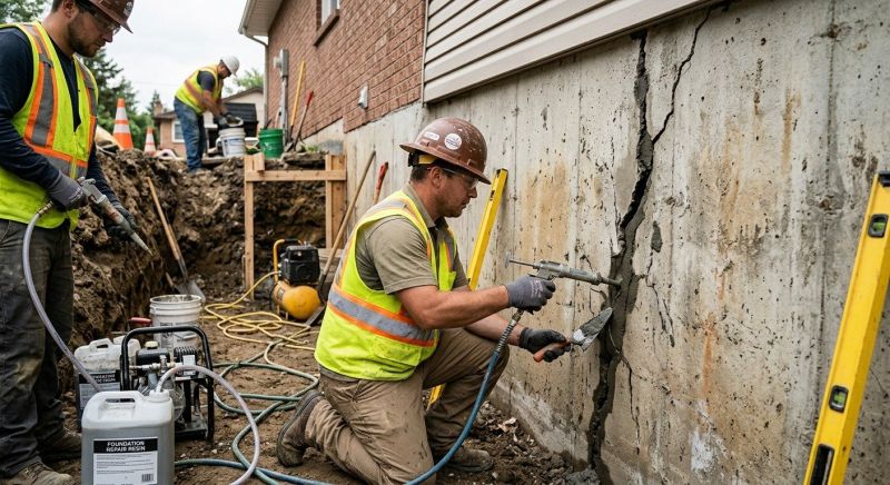 Foundation Cracks Repair in Upland, CA