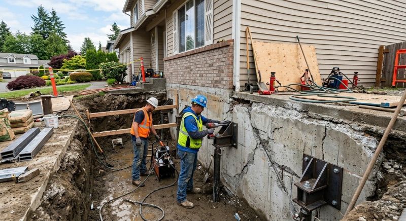 Foundation Damage Repair in La Mirada, CA