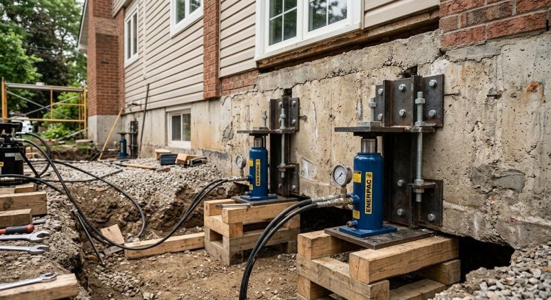 Foundation Jacking in La Mirada, CA