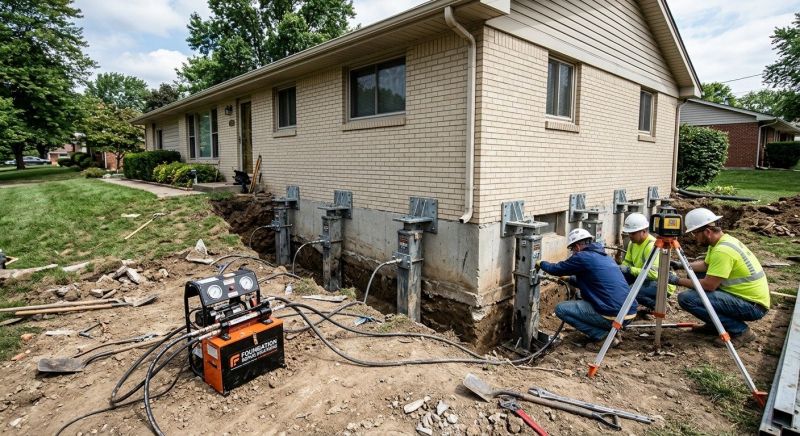 Foundation Pier Leveling in Upland, CA