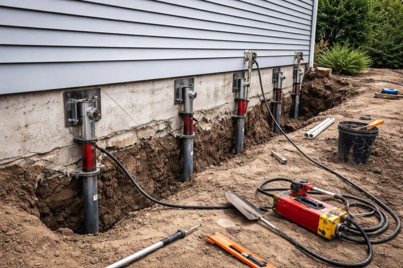 Foundation Pier Repair in Upland, CA