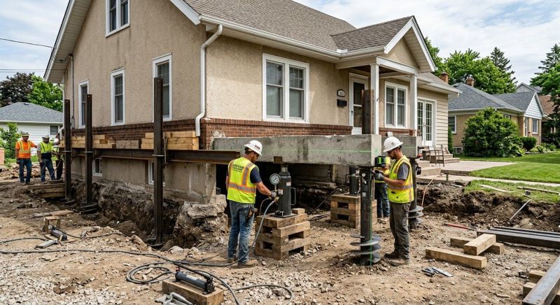 Foundation Releveling in Upland, CA