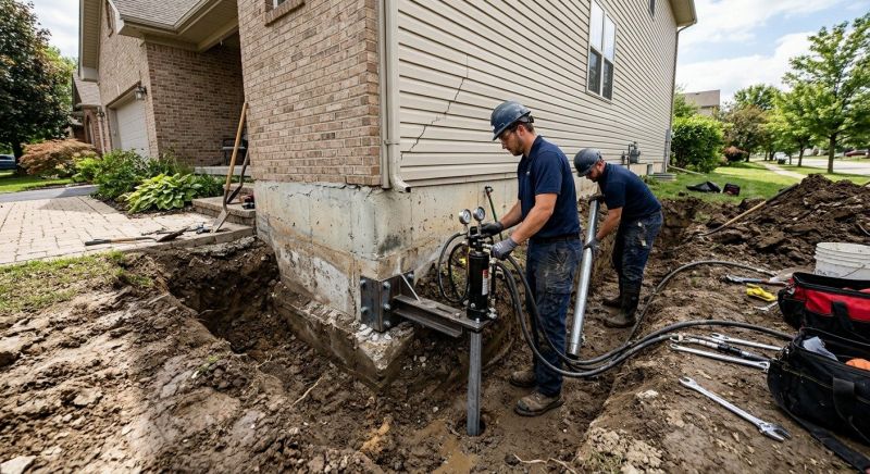 Foundation Settlement Repair in Upland, CA