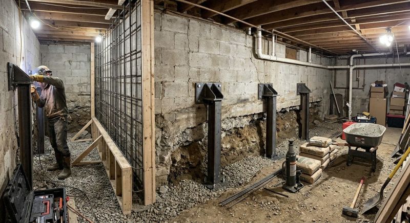 Foundation Stabilizing in Fontana, CA