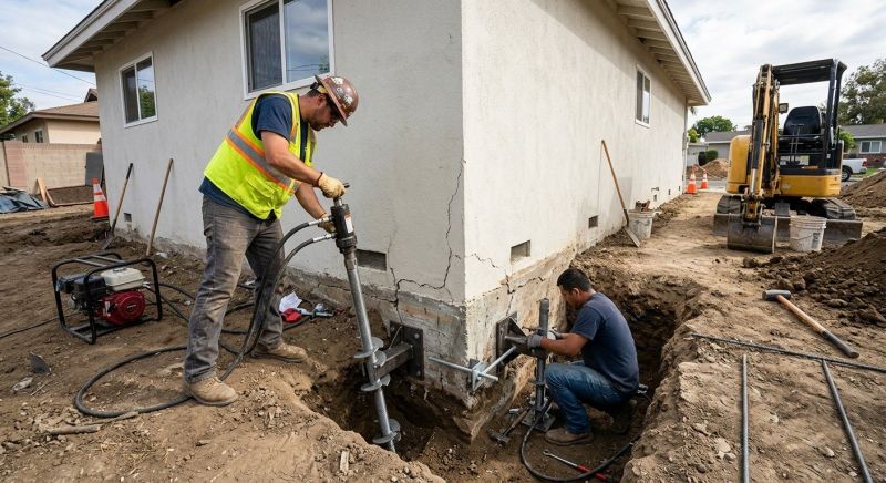 Foundation Stabilizing in Monrovia, CA