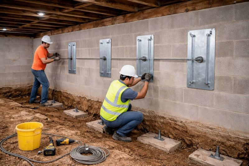 Foundation Stabilizing in Rowland Heights, CA