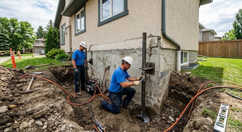 Helical Piers Installation in Upland, CA
