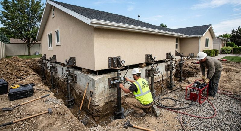 House Foundation Leveling in Upland, CA
