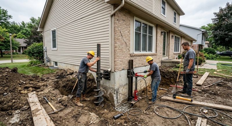 House Foundation Repair in Brea, CA