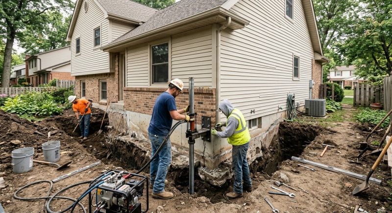 House Foundation Repair in La Habra, CA