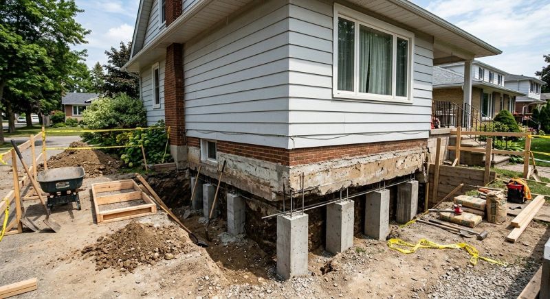 House Underpinning in Upland, CA