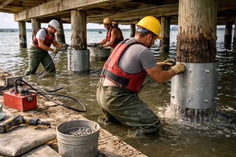 Piling Repair in Diamond Bar, CA