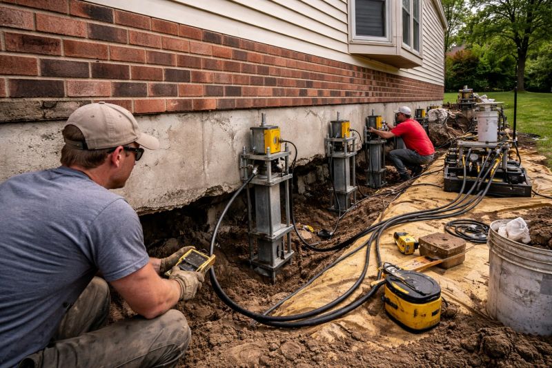 Settling Foundation Service in La Puente, CA