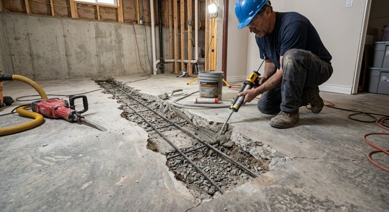 Slab Foundation Repair in Upland, CA